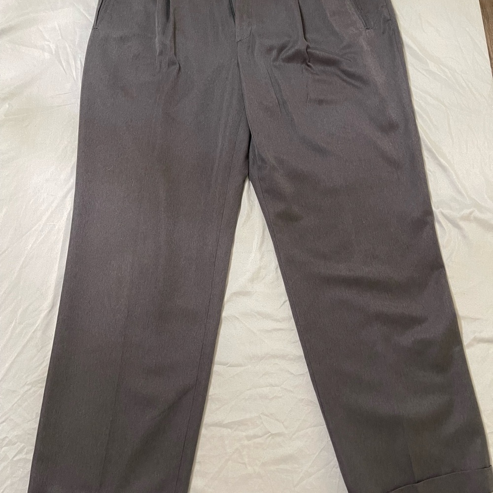 Men’s Haggar Gray Trousers 30” Inseam